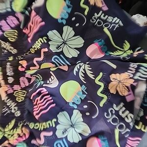 Justice Kids Shorts - Multicolor Graphic